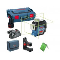 BOSCH GLL 3-80 CG šķērslīniju lāzers + BM 1 L-boxx